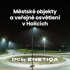 EPC by ENETIQA: Městské objekty a veřejné osvětlení v Holicích